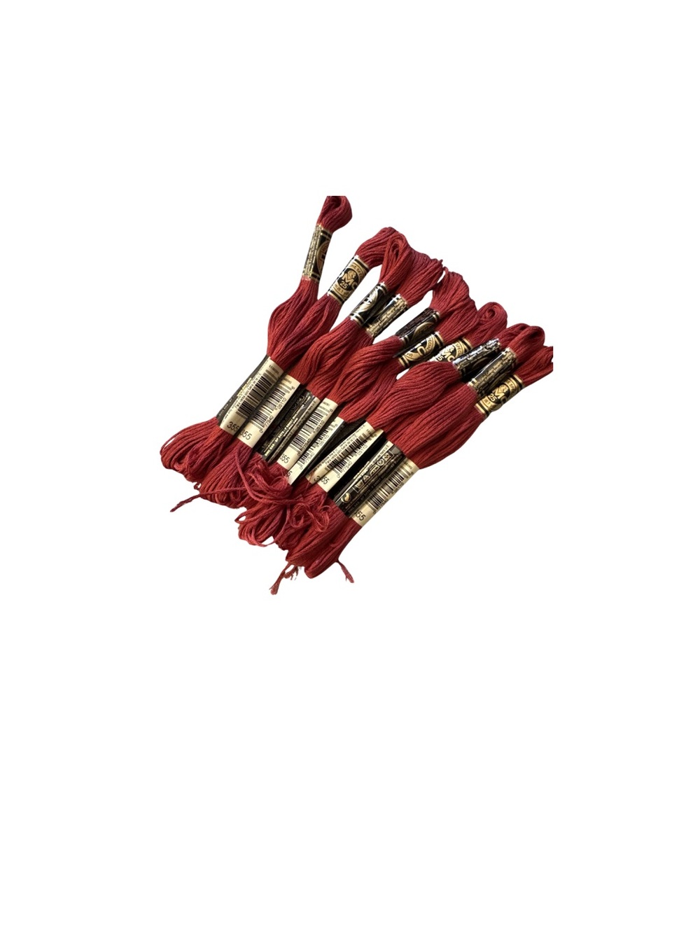 DMC 11 Pieces #355 Dark Terra Cotta Embroidery Floss